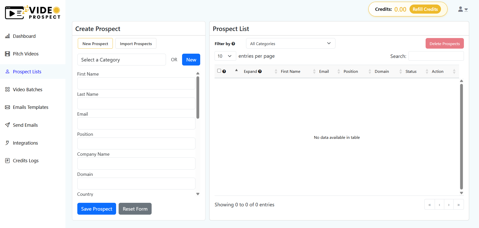 Step-by-Step: How to Get Started with VideoProspect